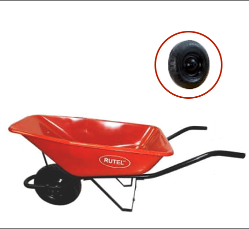 CARRETILLA RUEDA NEUMATICA x 140 LTS RUTEL 0-292