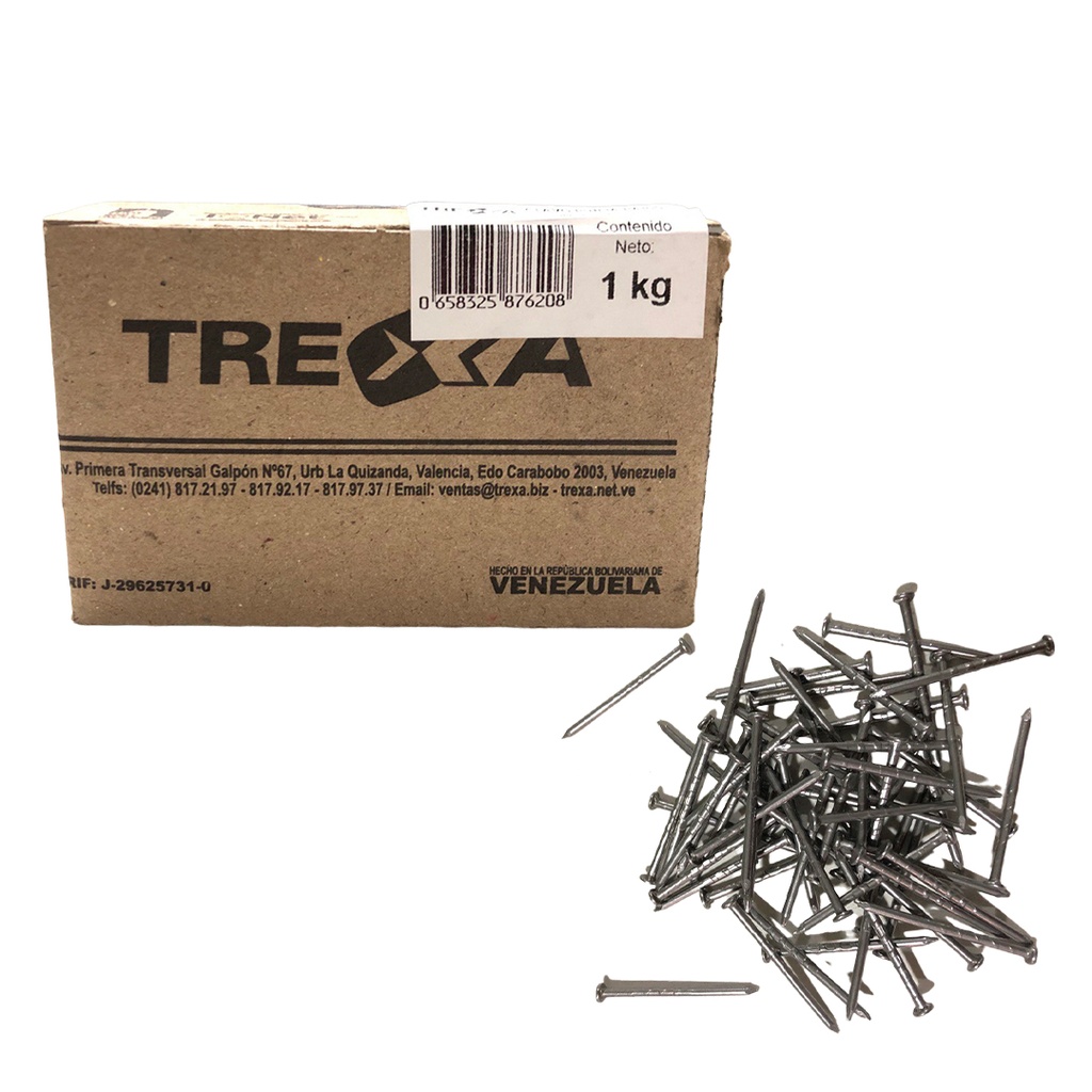 CLAVO 1 1/2 x 14 x 1 kg TREXA 0-339