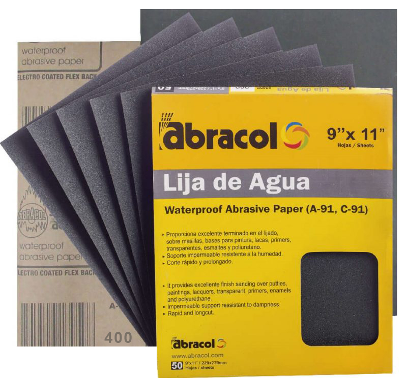 LIJA GRANO 400 ABRACOL 0-357