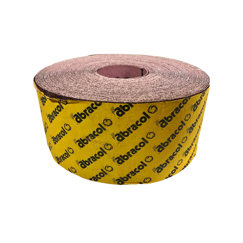LIJA BANDA GRANO 40 x 4" ROLLO 25mts 0-370