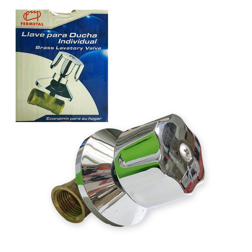 LLAVE P/DUCHA INDIVIDUAL x 1/2 BRONCE FERMETAL 0-403