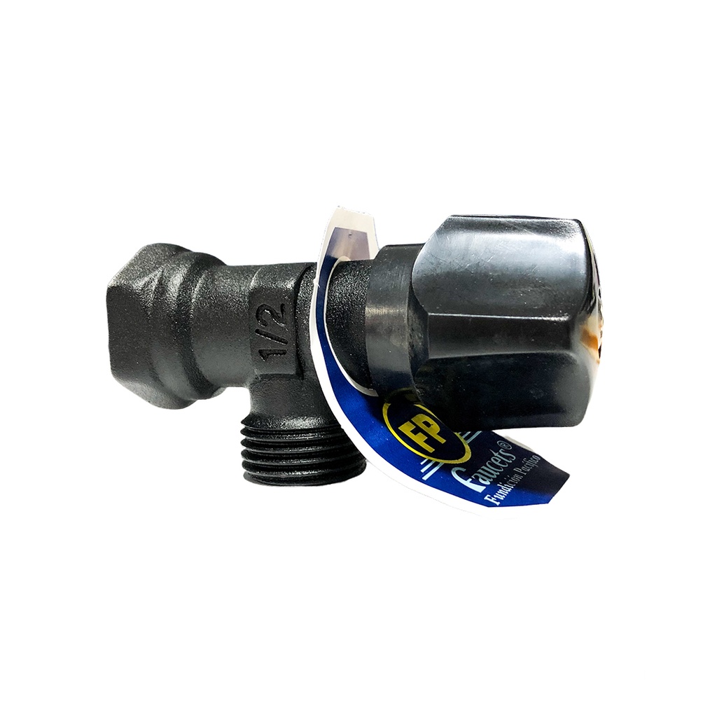 LLAVE ARRESTO 1/2" x 1/2" BLACK FP 0-424