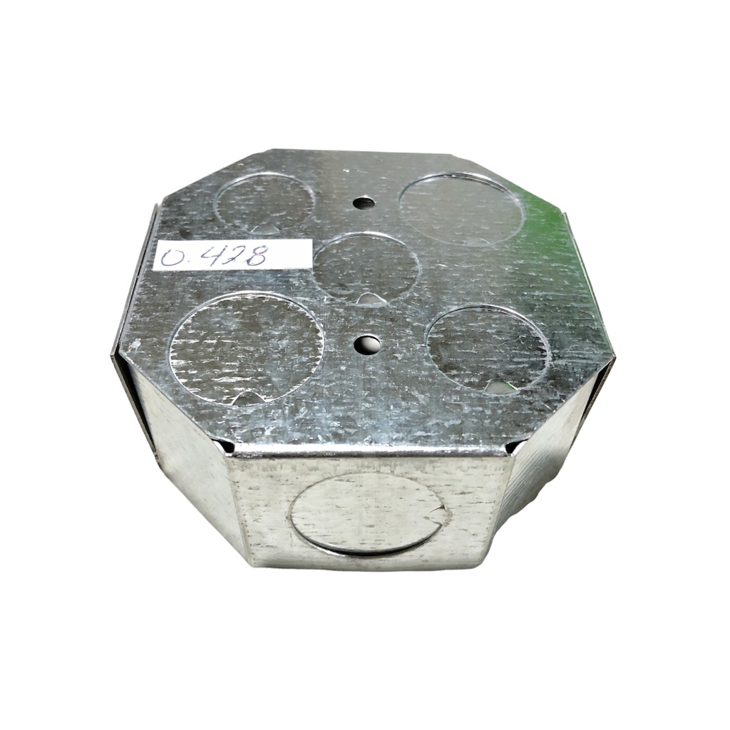 CAJETIN METALICO OCTOGONAL COMB 0-428