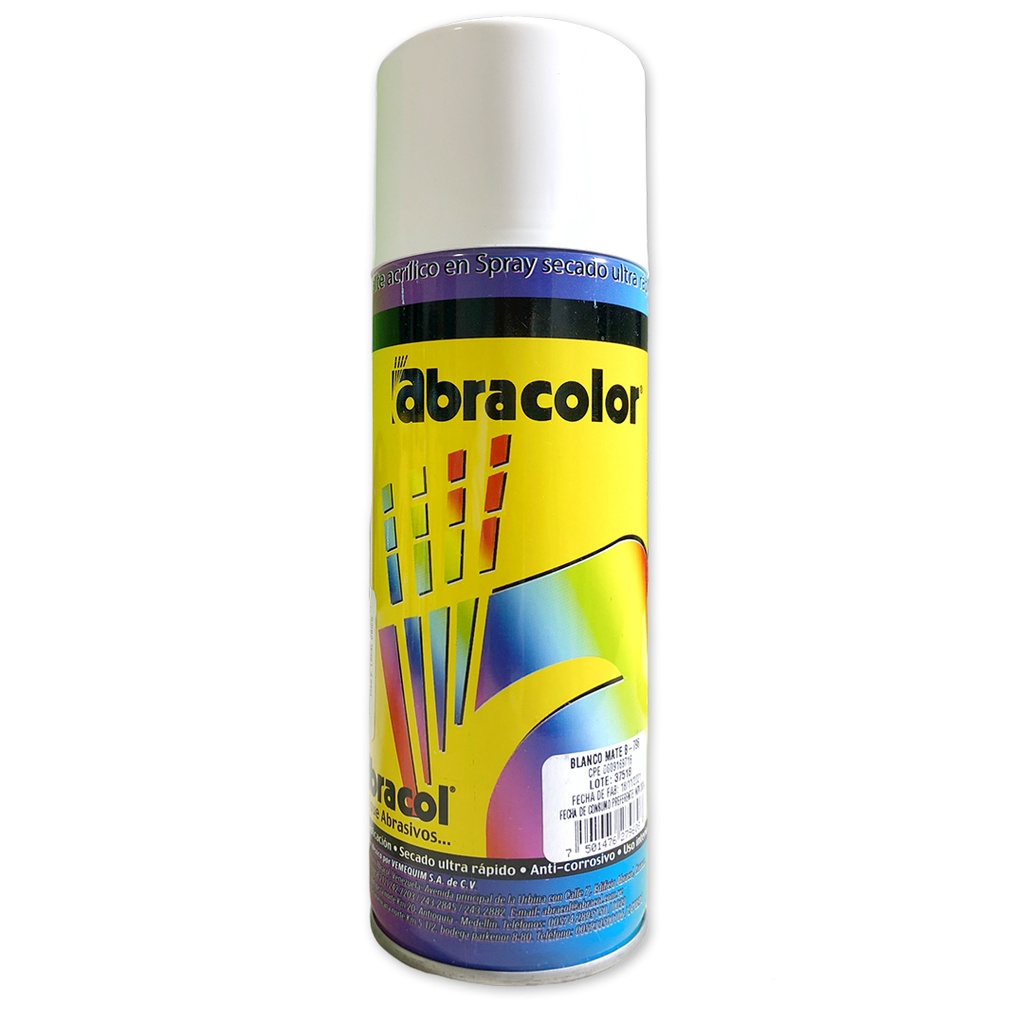 SPRAY BLANCO MATE 400 ML ABRACOL 0-453