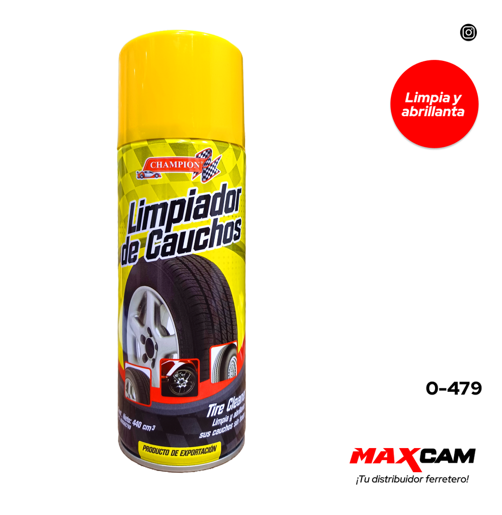 LIMPIADOR DE CAUCHOS 440cc CHAMPION 0-479