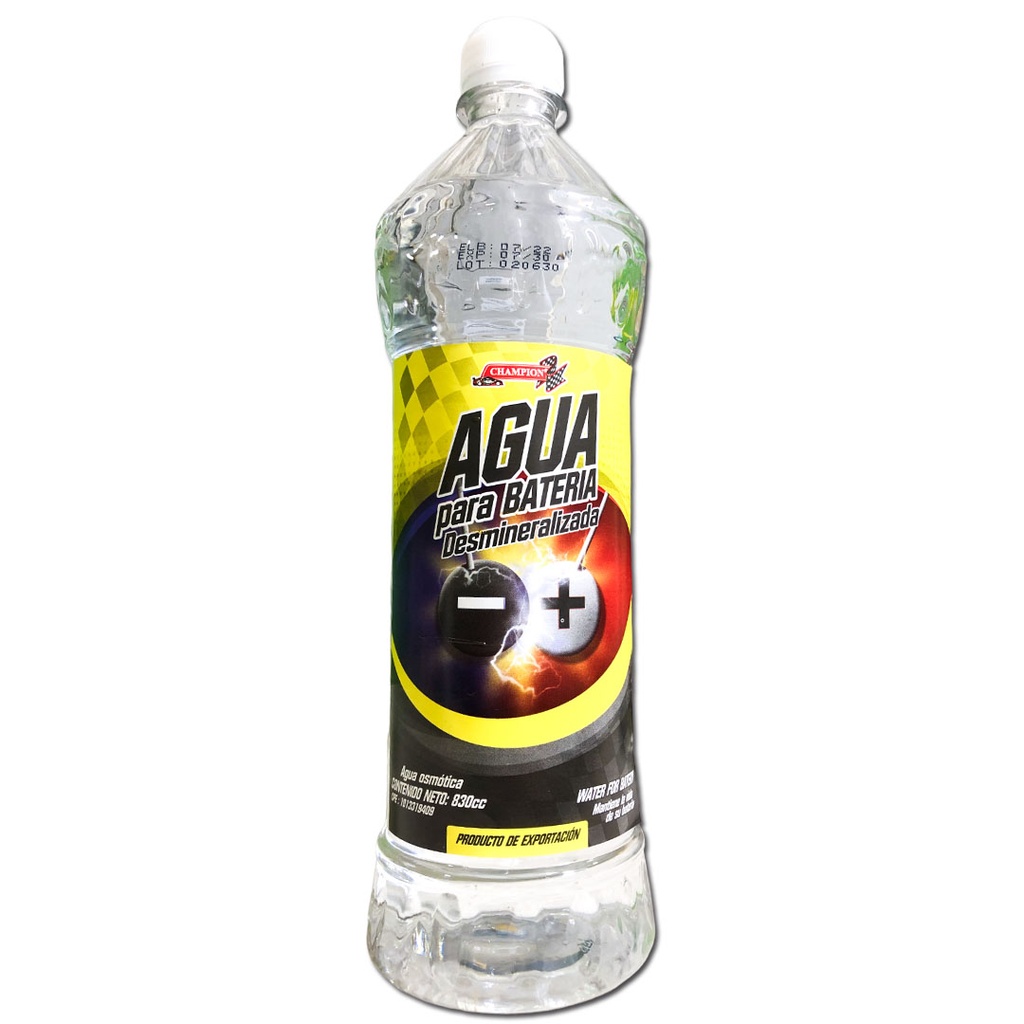 AGUA PARA BATERIA 830cc CHAMPION 0-523