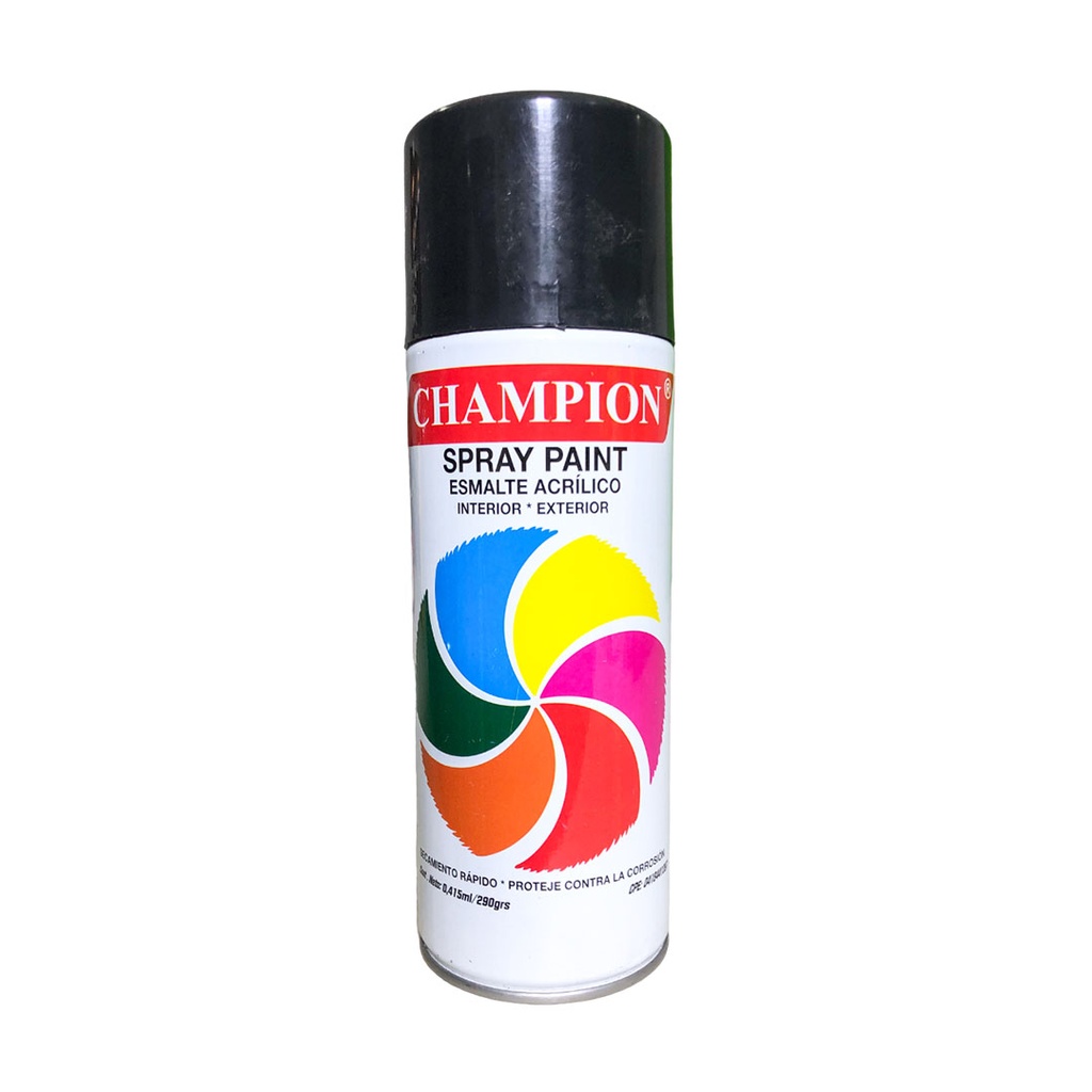 SPRAY NEGRO AZABACHE 415 ML CHAMPION 0-532