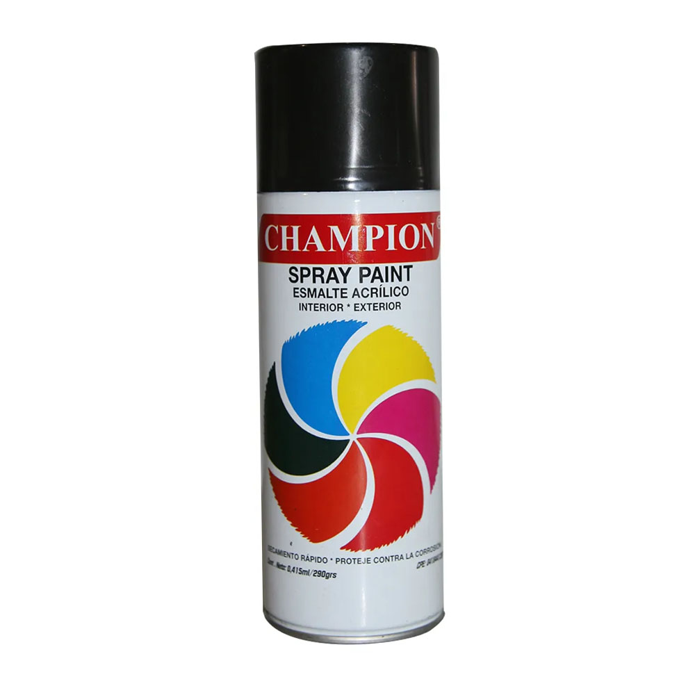 SPRAY NEGRO MATE 415 ML CHAMPION 0-533