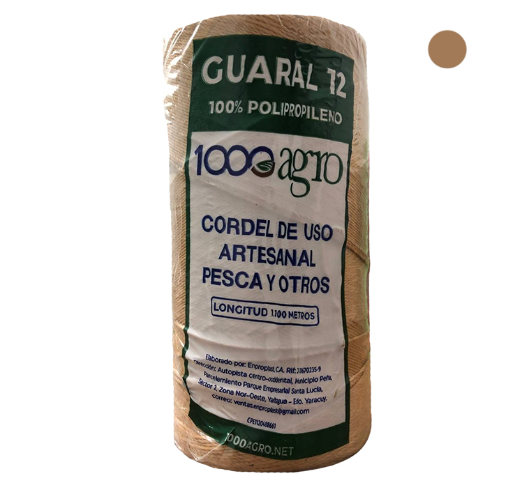 GUARAL N 12 MARRON 1100MTS x UNID 1000AGRO 0-563