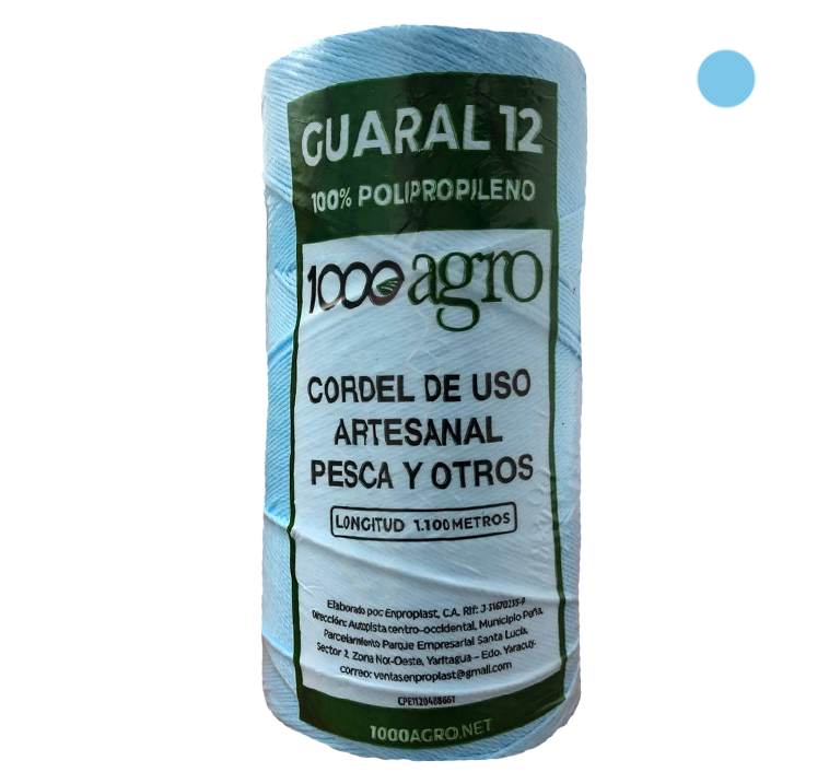 GUARAL N 12 AZUL CIELO 1100MTS x UNID 1000AGRO 0-564