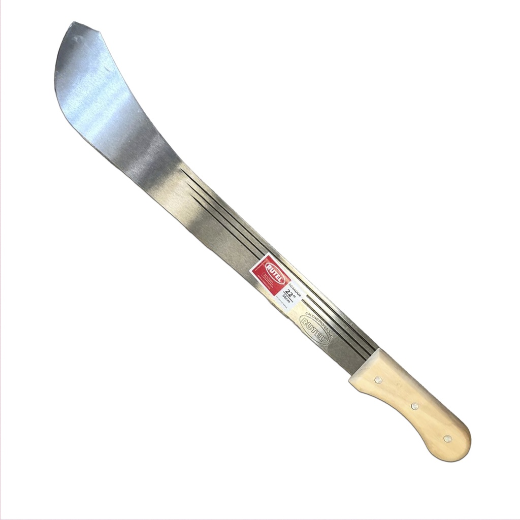 MACHETE ROZADOR 22" MANGO MADERA RUTEL 0-570
