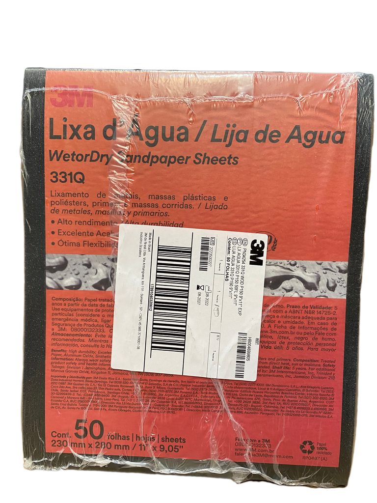 LIJA GRANO 150 3M (BRASIL) 0-597