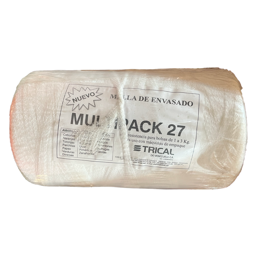 MALLA MULTIPACK 2750 1000x0,27MTS BLANCO TRICAL 0-662