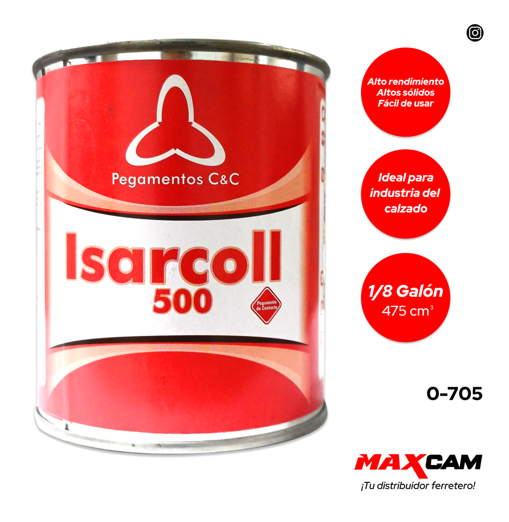 PEGAMENTO FRIO ISARCOLL 500 x 1/8 GLN COUTTENYE 0-705