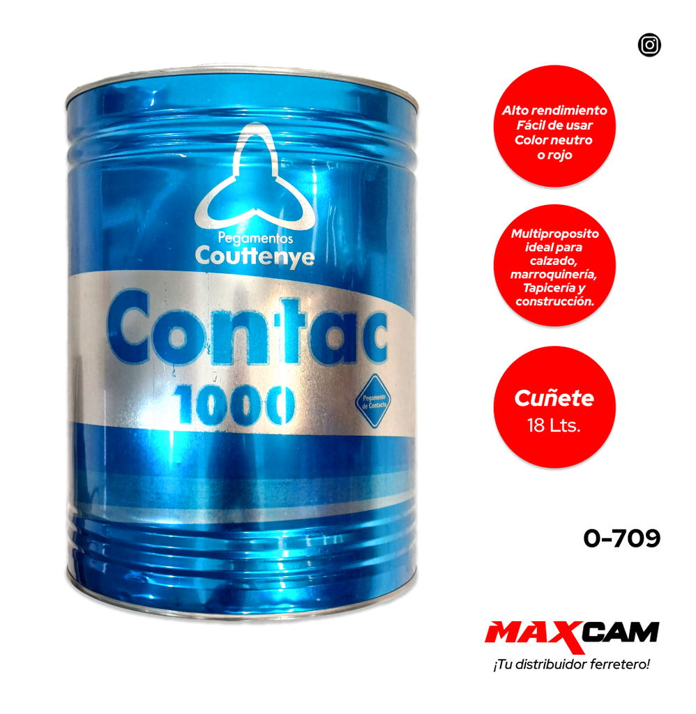 CEMENTO CONTAC 1000 x CUÑETE COUTTENYE 0-709