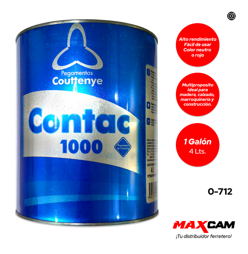 CEMENTO CONTAC 1000 x GLN COUTTENYE 0-712