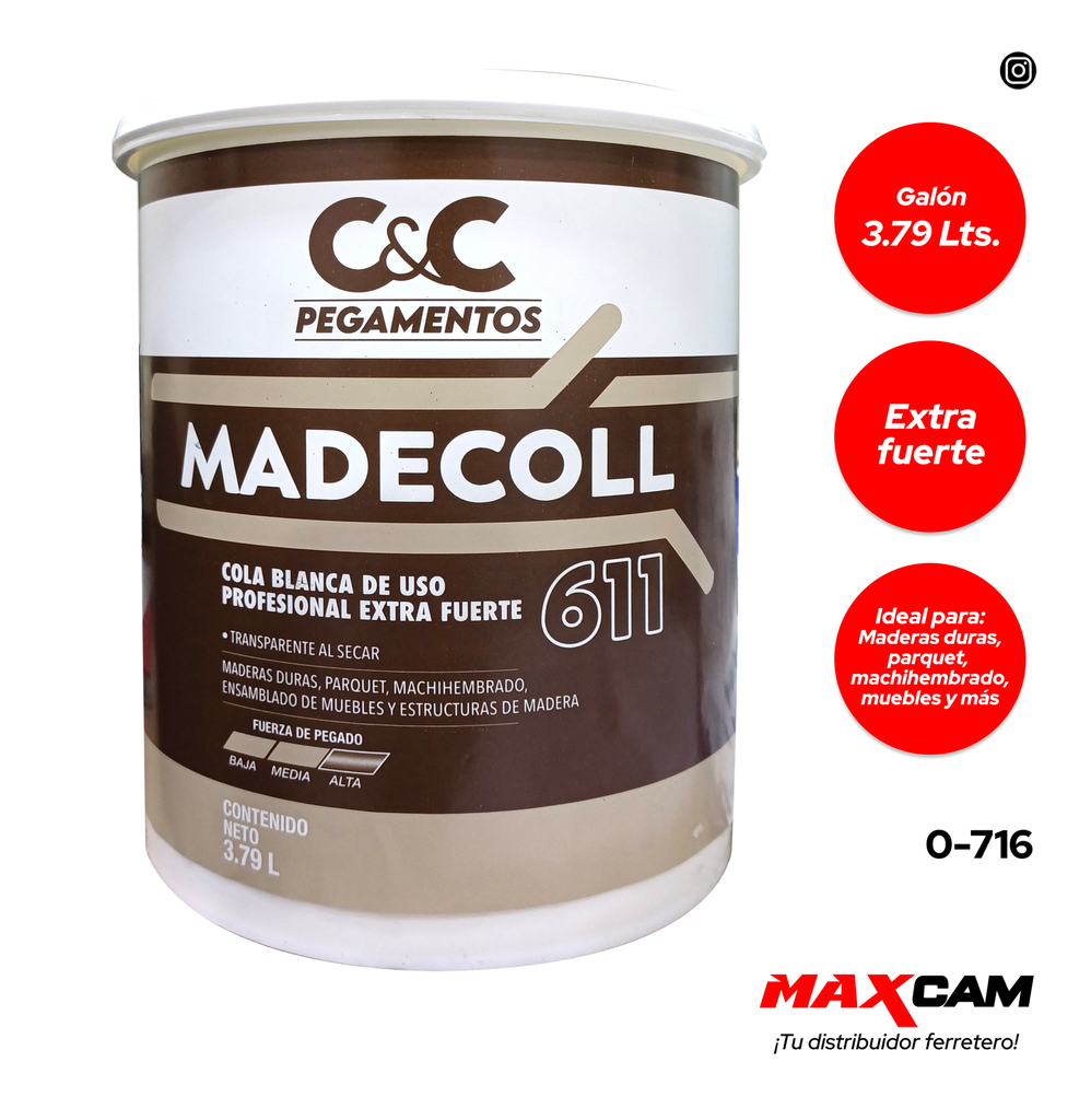 COLA BLANCA MADECOLL 611 x GLN COUTTENYE 0-716
