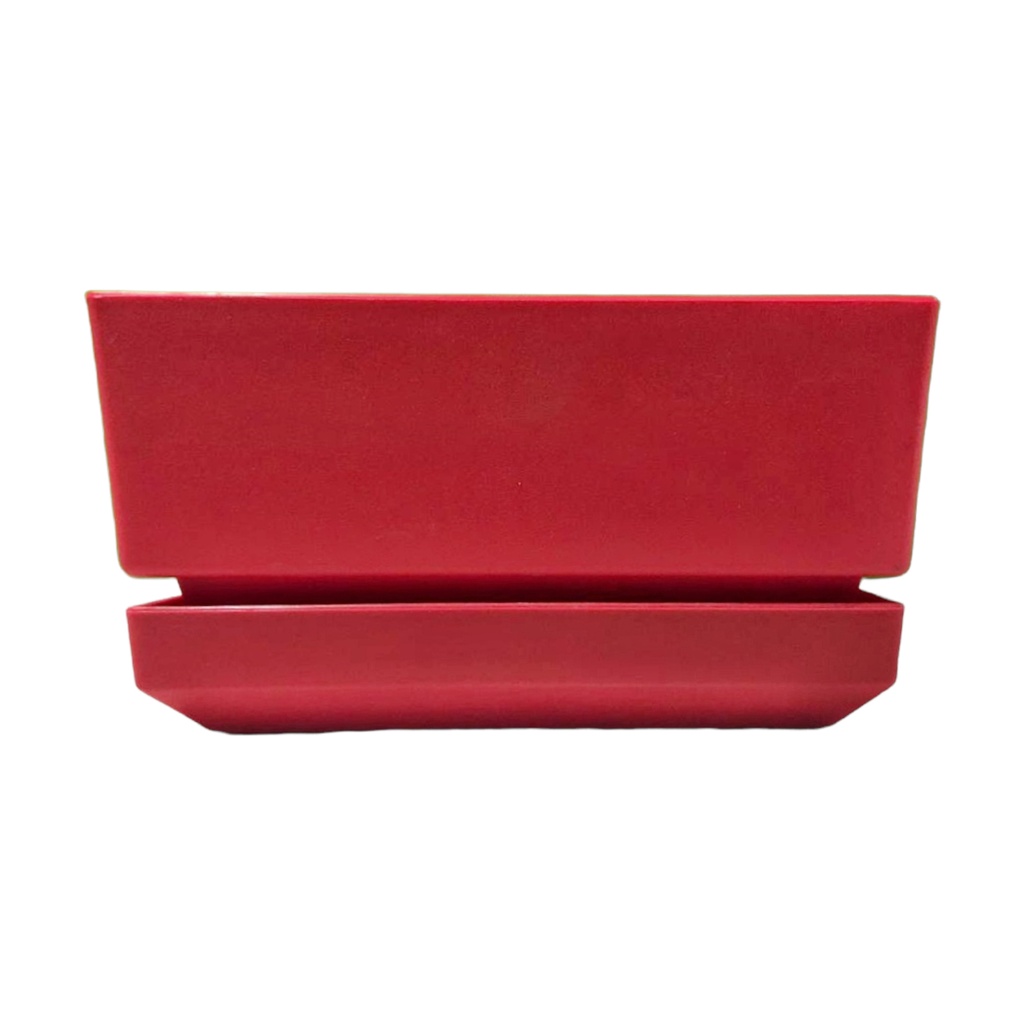 MATERO C/PLATO RECT L18 ROJO 1-381