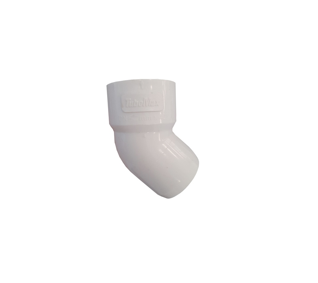 CODO BLANCO UM 45° x 110MM TUBOMAX 4 PULG 1-453
