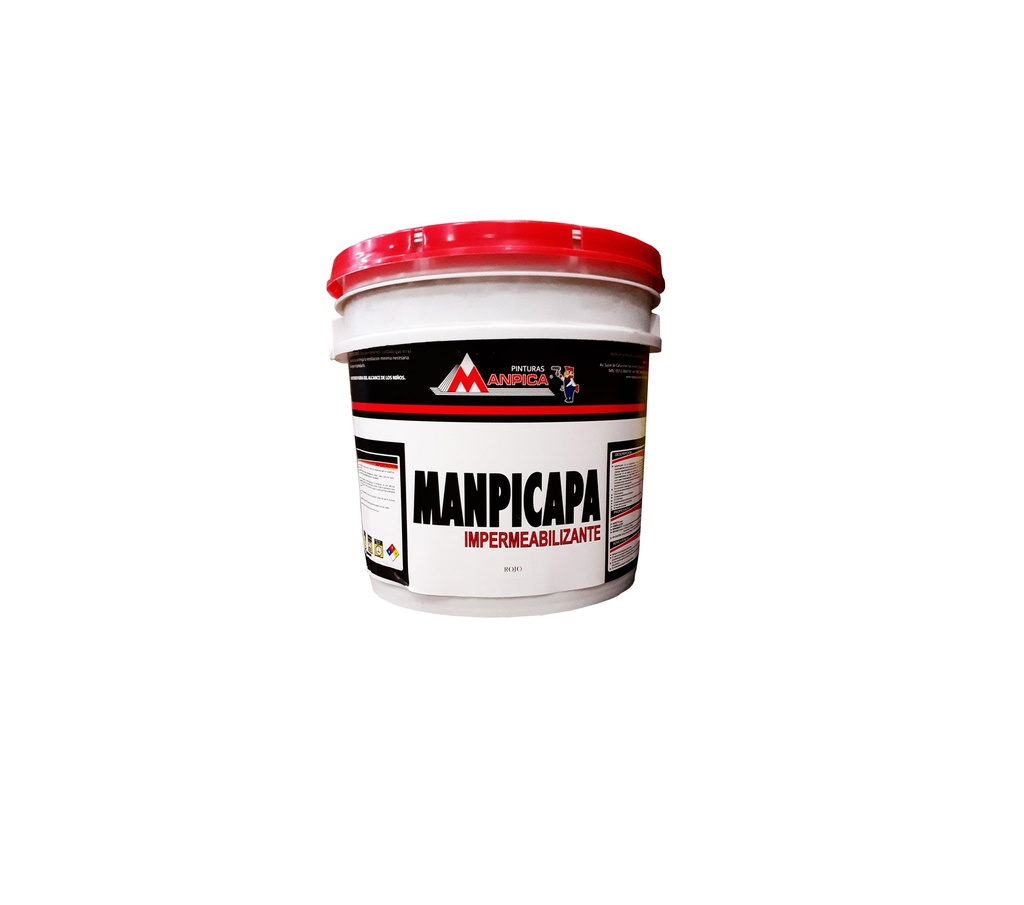 MANPICAPA IMPERMEABILIZANTE CUÑETE ROJO 1-475