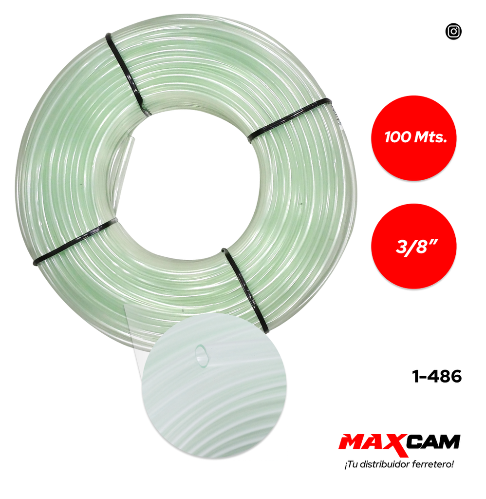 MANGUERA CRISTAL 3/8" x 100MTS BELL POWER 1-486