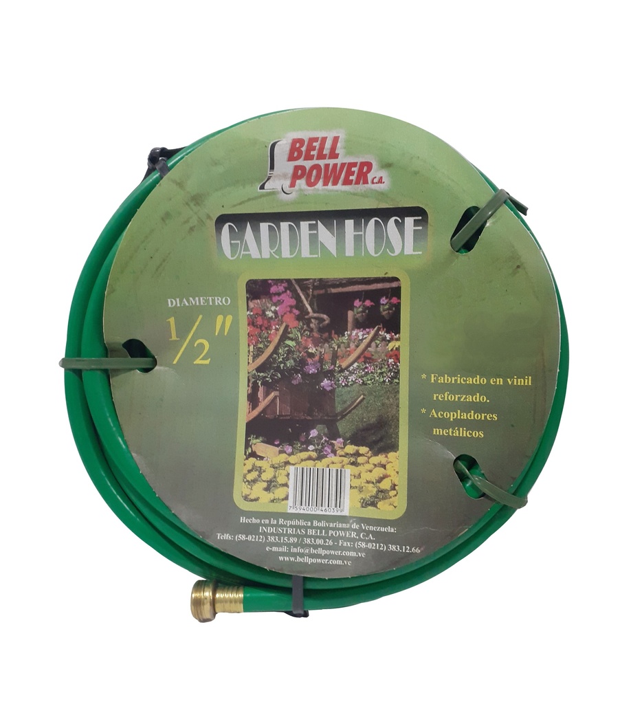 MANGUERA CUL C/CONEX 1/2" x 20 MTS BELL POWER 1-517