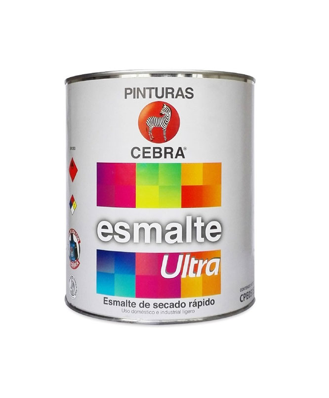 PINTURA ESMALTE ALUMINIO x 1/4 CEBRA TIPO B 1-565
