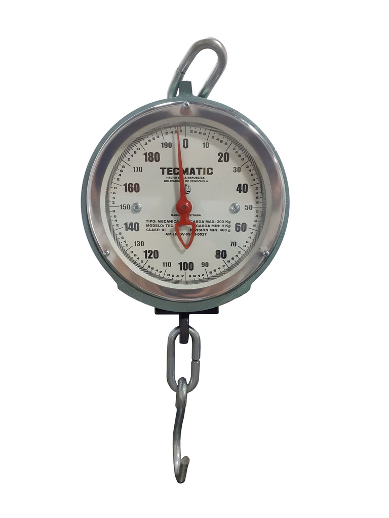 BALANZA PARA COLGAR 200KG TECHNO-MATIC 1-615 (bascula)