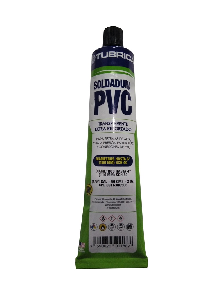 PEGA SOLDAR VERDE TUBO A F 1/64 TUBRICA 1-642