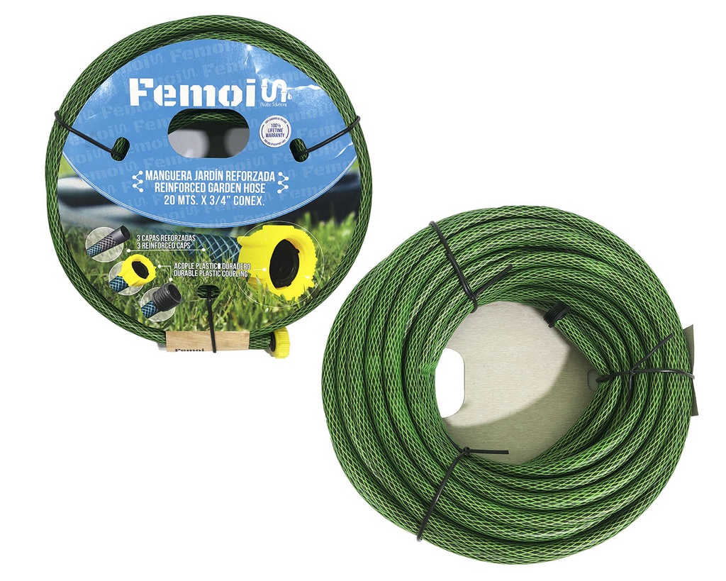 MANGUERA CUL C/CONEX 1/2" x 20 MTS FEMOI 1-664