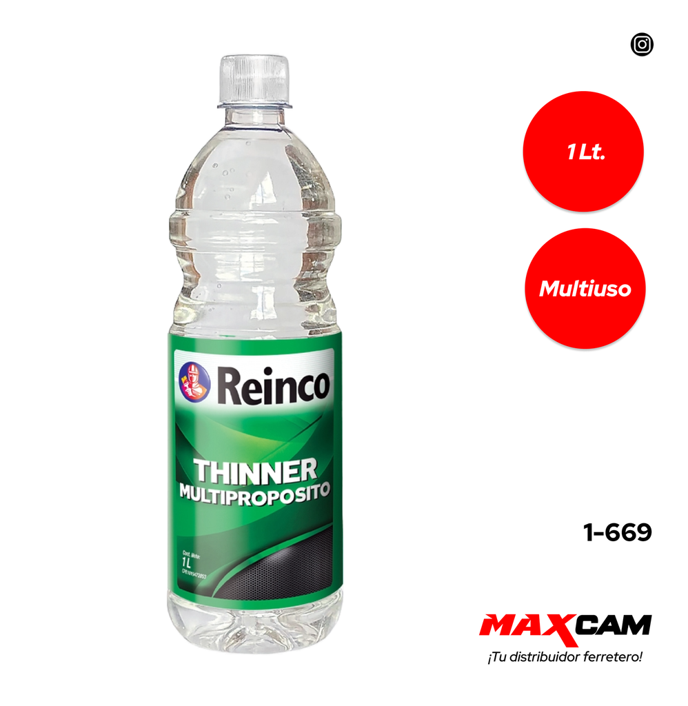 THINNER LACA x LITRO REINCO 1-669