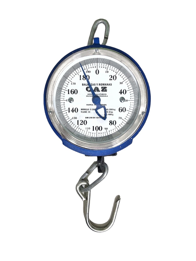BALANZA PARA COLGAR 200KG CAZ-BALPECA 1-677