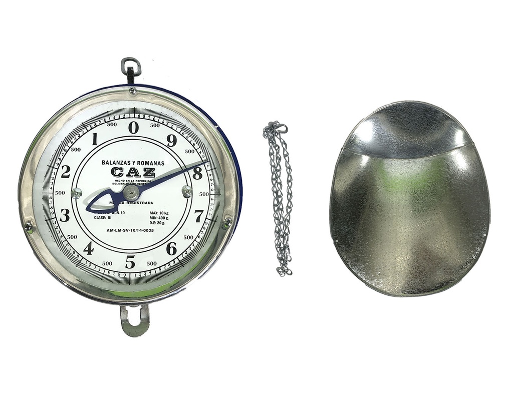 BALANCIN P/COLGAR C/PLATO x 10 KG CAZ-BALPECA 1-679