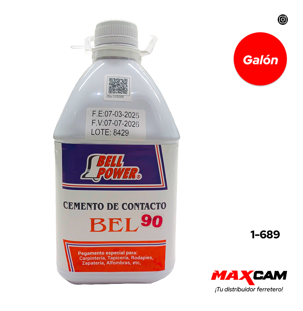 CEMENTO CONTACTO x GALON BELL 90 POWER 1-689