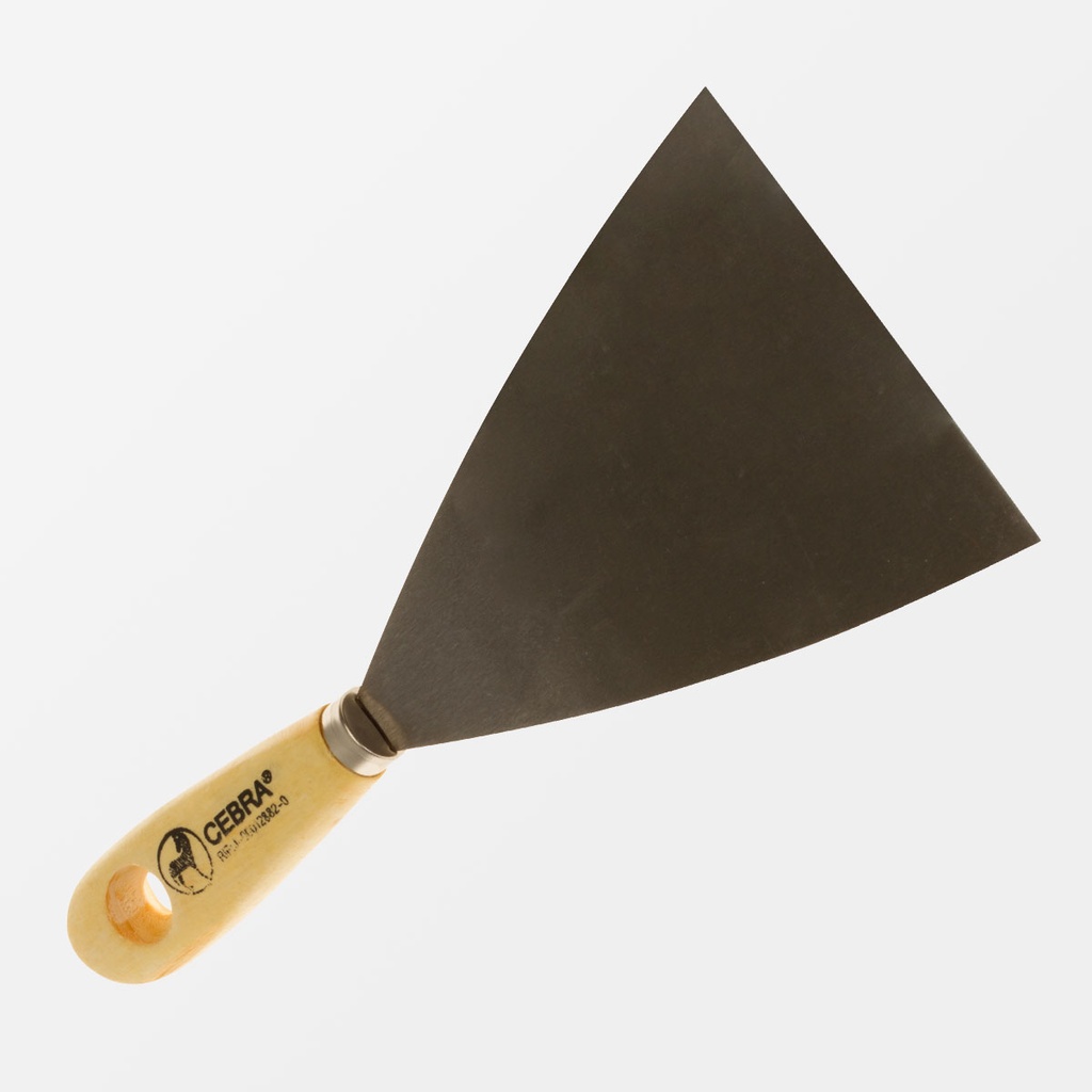 ESPATULA MANGO MADERA 4" CEBRA 1-697