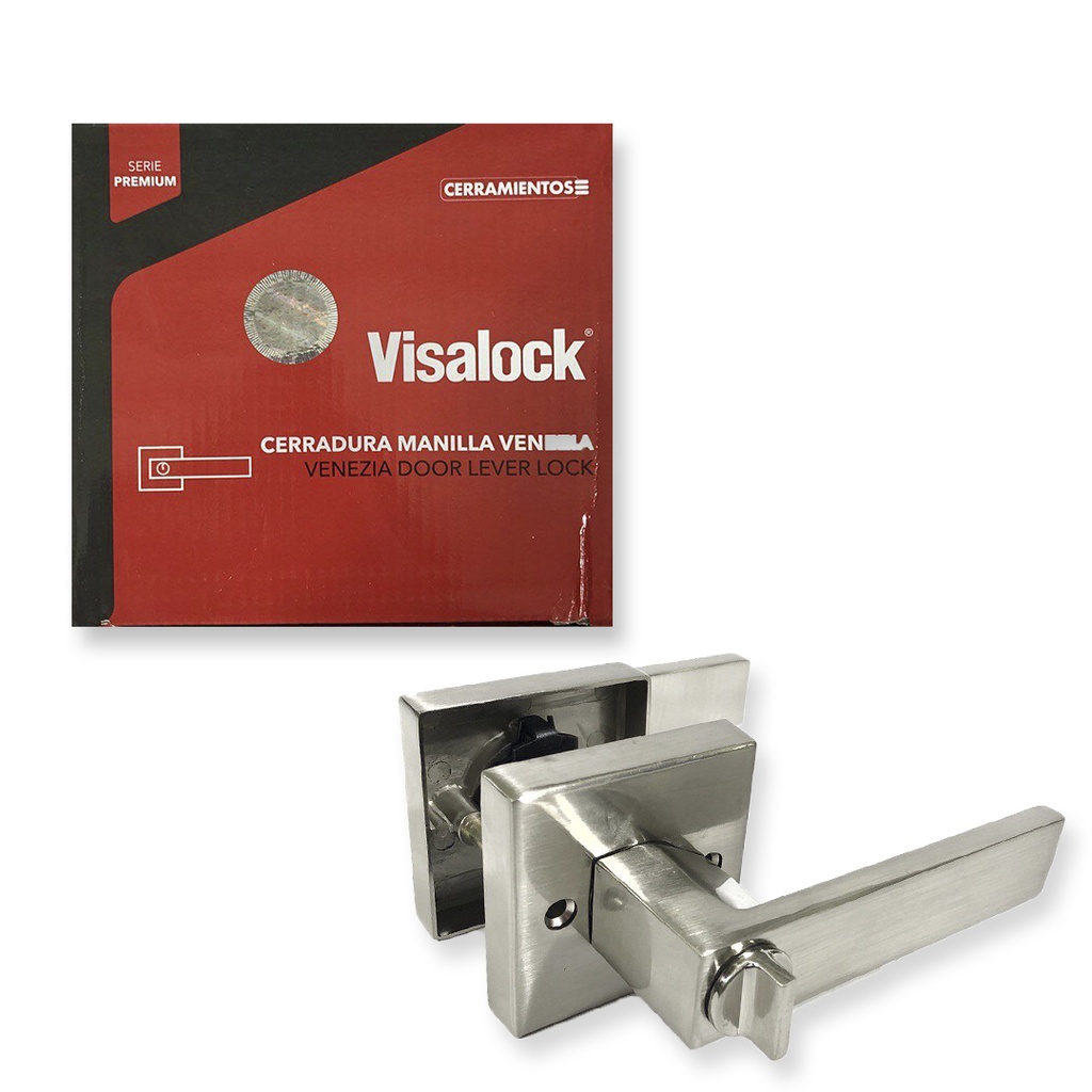 CERRADURA CON MANILLA RECTA VENECIA VISALOCK 1-747