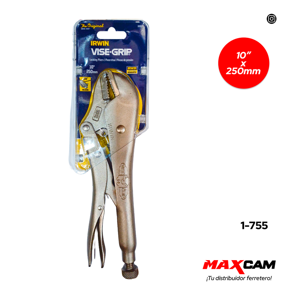 ALICATE DE PRESION RECTO 10" VISE GRIP 1-755