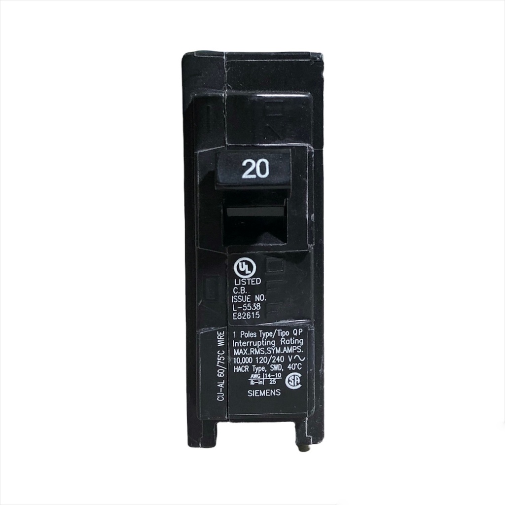 BREAKER 1x20 A EMP SIEMENS 1-802