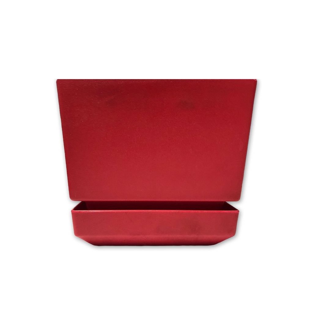 MATERO C/PLATO CUAD TEX L15 ROJO 1-817