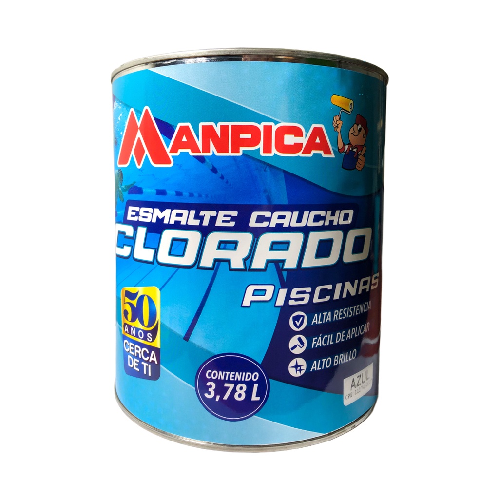 PNTURA P/PISCINA AZUL x GALON MANPICA 1-835