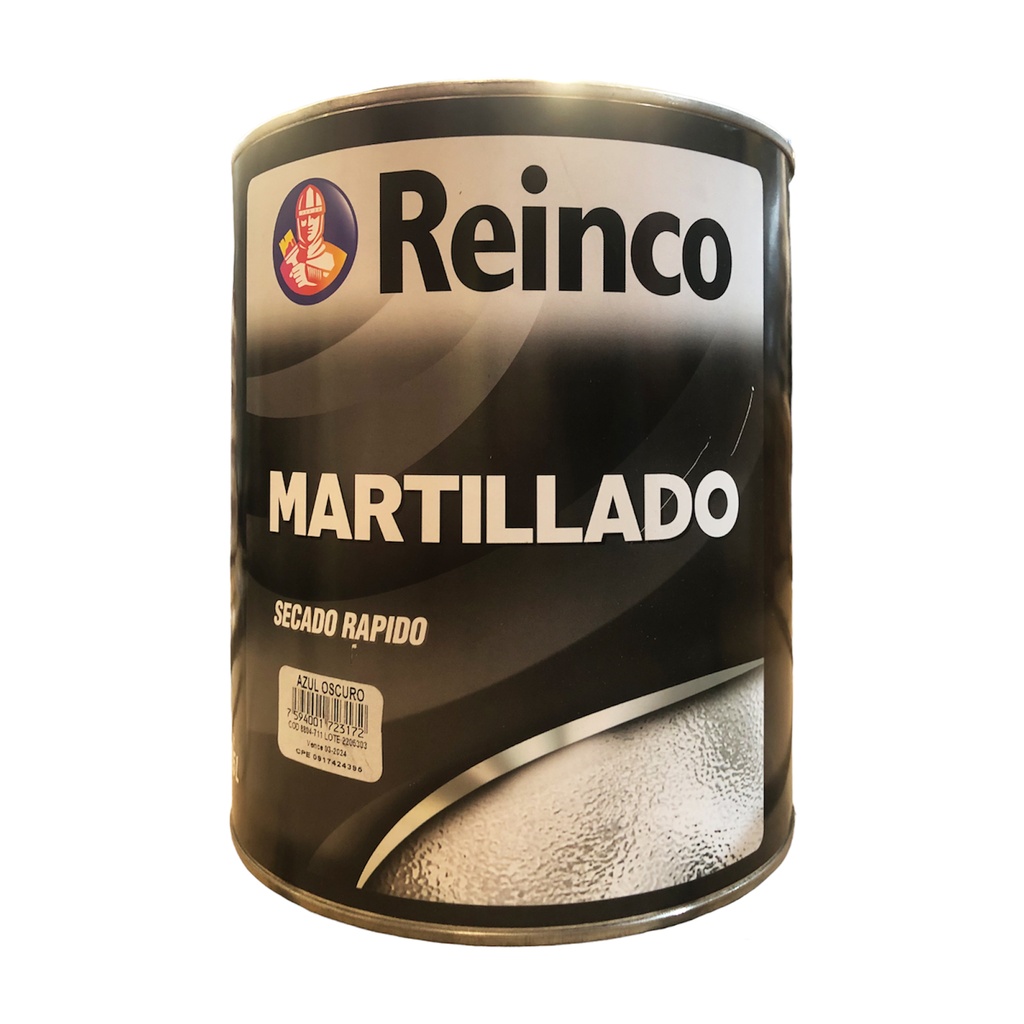PINTURA ESMALTE MARTILLADO AZUL OSCURO x GALON REINCO 1-882