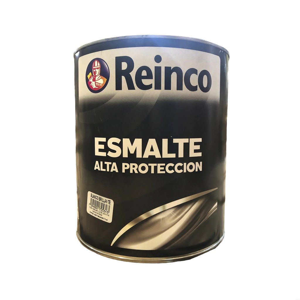 PINTURA ESMALTE BLANCO BRILLANTE x GALON REINCO 1-888