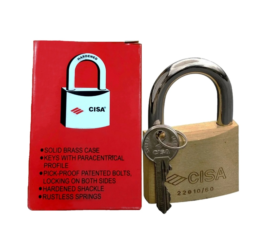 CANDADO LATON 60MM CISA 2-103