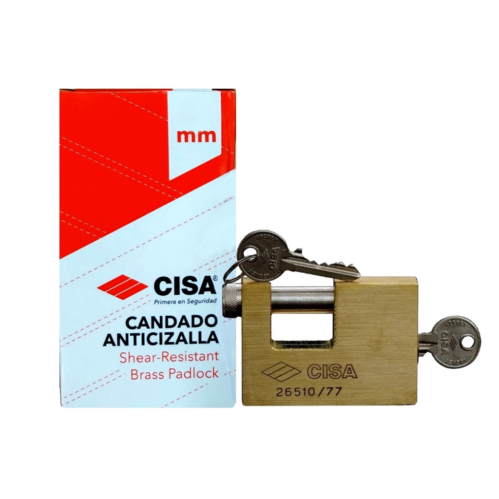 CANDADO ANTICIZALLA 77MM CISA 2-112