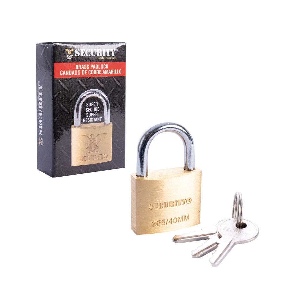 CANDADO LATON ARCO 40MM SECURITY 2-351