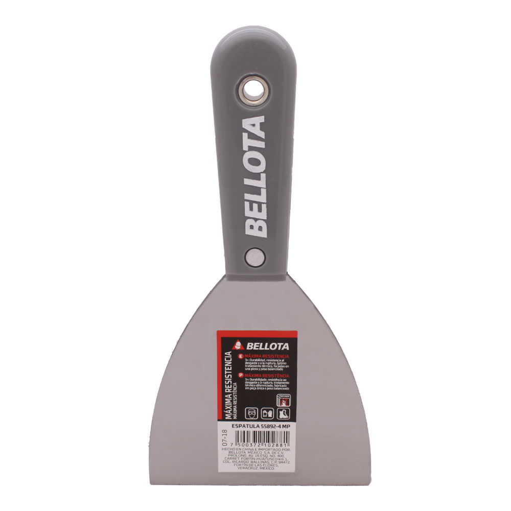 ESPATULA FLEXIBLE M/PLASTICO 4" BELLOTA 2-409