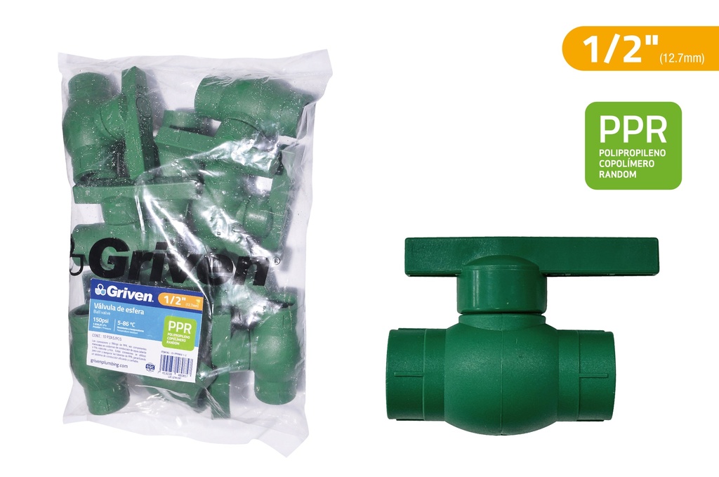 LLAVE DE BOLA PPR 12,7MM (1/2") GRIVEN 9-253
