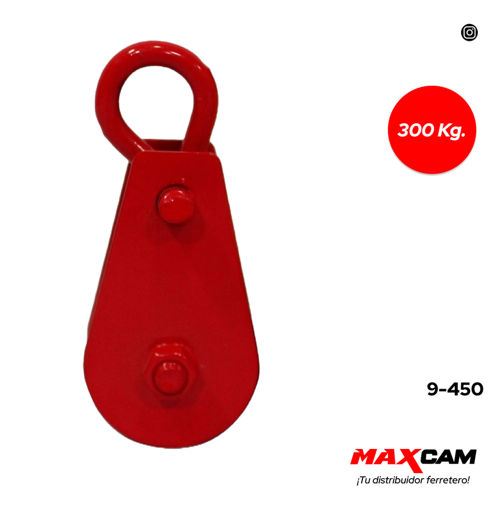 POLEA 300 KG 9-450