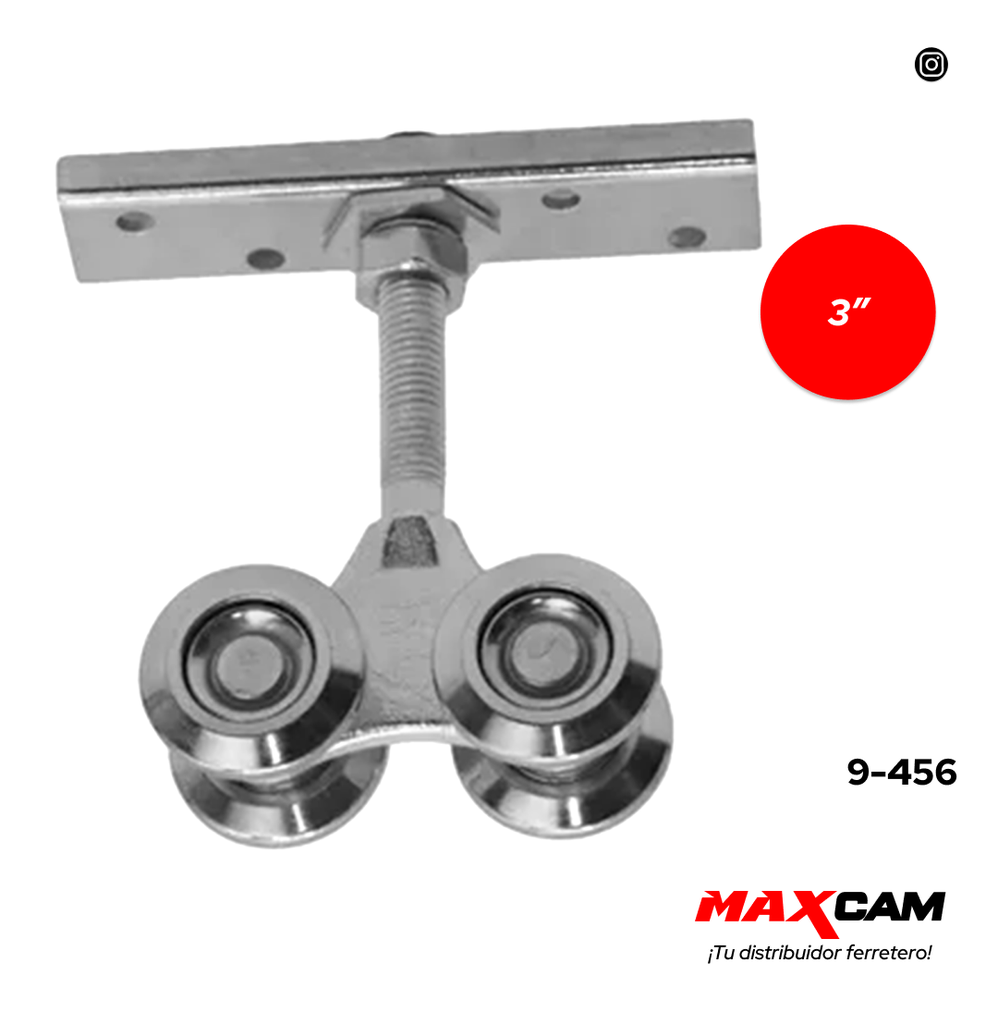 GARRUCHA DOBLE 3" IMPORTADA 9-456
