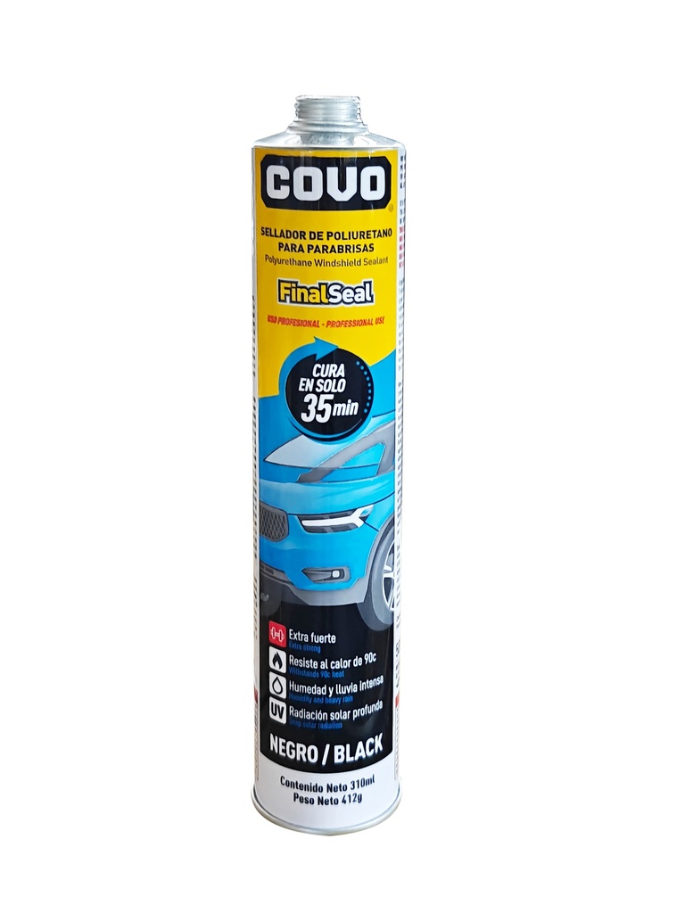 POLIURETANO  35 MIN P/VIDRIO DE CARRO x 310ML COVO 9-471